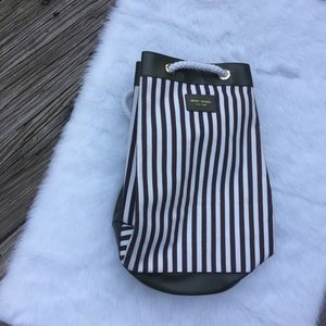 Henri Bendel Cinch Striped Backpack